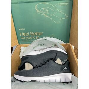 New NIB Kuru Gray White Flex Via Lifestyle Sneakers Men's Size 14W 14 Wide